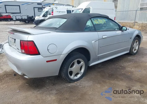 2000 Ford Mustang Gt из США, поврежденный, VIN 1FAFP45X8YF282373